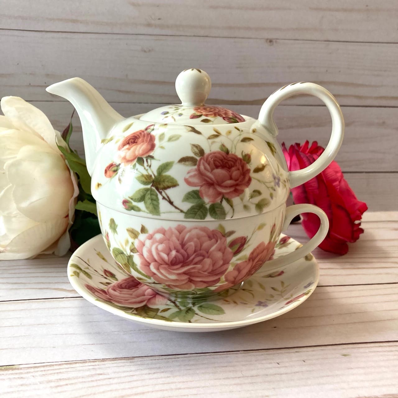 Tea For One Burton Burton Pink Floral